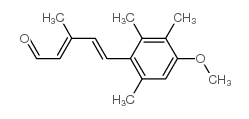 (2E,4E)-5-(4-甲氧基-2,3,6-三甲基苯基)-3-甲基-2,4-戊二烯醛图片