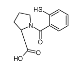 (2S)-1-(2-sulfanylbenzoyl)pyrrolidine-2-carboxylic acid结构式