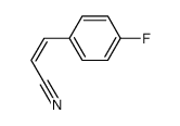 2-Propenenitrile,3-(4-fluorophenyl)-,(2Z)-(9CI) Structure