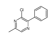 3-chloro-5-methyl-2-phenylpyrazine Structure