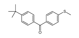 4-TERT-BUTYL-4'-(THIOMETHYL)BENZOPHENONE结构式