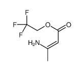 2,2,2-trifluoroethyl 3-aminobut-2-enoate Structure