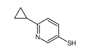 3-Pyridinethiol,6-cyclopropyl-(9CI) structure