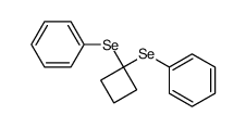 1,1-bis(phenylseleno)cyclobutane Structure