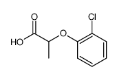 (+/-)-2-(2-chlorophenoxy)propionic acid结构式