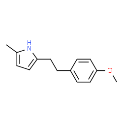 1H-Pyrrole,2-[2-(4-methoxyphenyl)ethyl]-5-methyl-(9CI) Structure