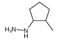 (2-methylcyclopentyl)hydrazine Structure