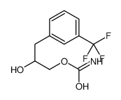 [2-hydroxy-3-[3-(trifluoromethyl)phenyl]propyl] carbamate Structure