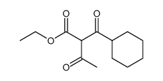 2-cyclohexanecarbonyl-3-oxo-butyric acid ethyl ester结构式