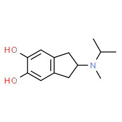 1H-Indene-5,6-diol, 2,3-dihydro-2-[methyl(1-methylethyl)amino]- (9CI) structure