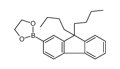 2-(9,9-dibutylfluoren-2-yl)-1,3,2-dioxaborolane结构式