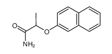 2-(naphthalen-2-yloxy)propanamide Structure