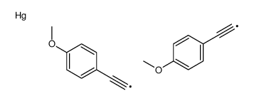 bis[2-(4-methoxyphenyl)ethynyl]mercury结构式