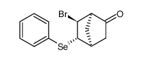 5-exo-benzeneselenenyl-6-endo-bromobicyclo[2.2.1]heptan-2-one Structure