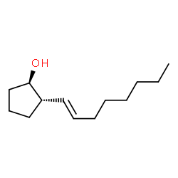 Cyclopentanol, 2-(1-octenyl)-, trans- (7CI) Structure