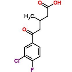 5-(3-CHLORO-4-FLUOROPHENYL)-3-METHYL-5-OXOVALERIC ACID图片