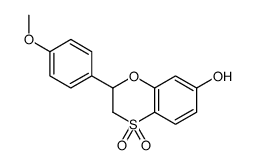 2-(4-methoxyphenyl)-4,4-dioxo-2,3-dihydro-1,4λ6-benzoxathiin-7-ol Structure