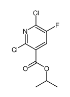 propan-2-yl 2,6-dichloro-5-fluoropyridine-3-carboxylate Structure