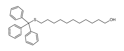 11-(tritylthio)undecan-1-ol Structure