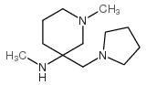 METHYL-(1-METHYL-3-PYRROLIDIN-1-YLMETHYL-PIPERIDIN-3-YL)-AMINE structure