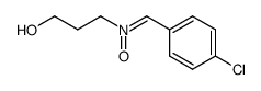 N-(4-Chlorphenylmethylen)-3-hydroxy-1-propanamin-N-oxid结构式