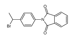 2-[4-(1-bromoethyl)phenyl]isoindole-1,3-dione Structure