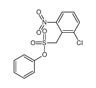 phenyl (2-chloro-6-nitrophenyl)methanesulfonate结构式