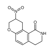 9-nitro-3,4,9,10-tetrahydro-2H-pyrano[2,3-h]isoquinolin-1(8H)-one Structure