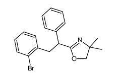 2-[2-(2-bromophenyl)-1-phenylethyl]-4,4-dimethyl-2-oxazoline Structure