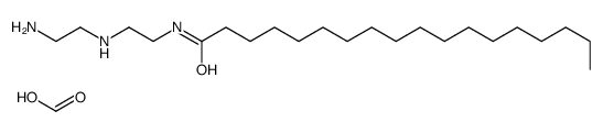 formic acid, compound with N-[2-[(2-aminoethyl)amino]ethyl]stearamide (1:1) Structure