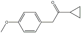 1-CYCLOPROPYL-2-(4-METHOXYPHENYL)ETHAN-1-ONE Structure