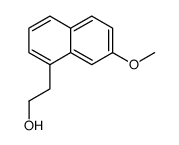 7-甲氧基-1-萘乙醇结构式