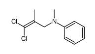 N-(3,3-dichloro-2-methyl-allyl)-N-methyl-aniline结构式