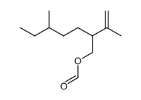 3-Formyloxymethyl-2,6-dimethyl-oct-1-en结构式