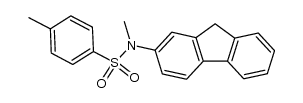 N-fluoren-2-yl-N-methyl-toluene-4-sulfonamide结构式