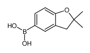 (2,2-dimethyl-2,3-dihydro-1-benzofuran-5-yl)boronic acid结构式