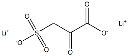 Sulfopyruvic acid dilithium salt Structure