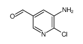 5-amino-6-chloronicotinaldehyde structure