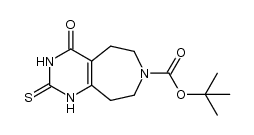 tert-butyl 4-oxo-2-thioxo-1,2,3,4,5,6,8,9-octahydro-7H-pyrimido[4,5-d]azepine-7-carboxylate Structure