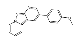 3-(4''-methoxyphenyl)-dipyrido[1,2-b,3',2'-d]pyrazole Structure