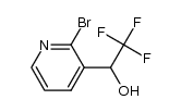 1-(2-bromo-3-pyridinyl)-2,2,2-trifluoroethanol结构式