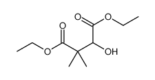 diethyl 3-hydroxy-2,2-dimethylbutanedioate结构式