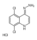 5,8-Dichloro-4-hydrazinoquinoline hydrochloride结构式