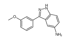 3-(3-methoxyphenyl)-1H-indazol-5-amine structure