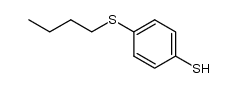 4-(n-butylthio)benzenethiol structure