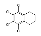 1,2,3,4-tetrachloro-5,6,7,8-tetrahydronaphthalene结构式