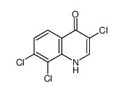 3,7,8-Trichloro-4-hydroxyquinoline structure