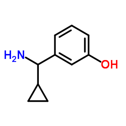 3-[Amino(cyclopropyl)methyl]phenol Structure