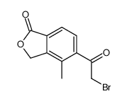 5-(2-溴乙酰基)-4-甲基异苯并呋喃-1(3H)-星空app结构式