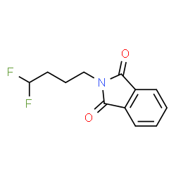 2-(4,4-二氟丁基)异吲哚啉-1,3-二酮结构式